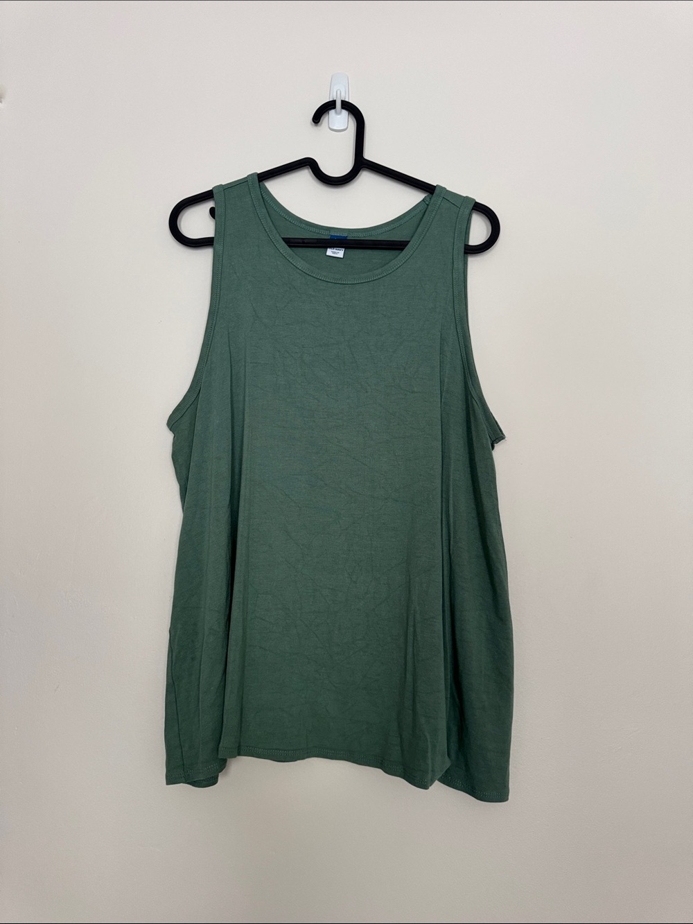 Old Navy Forest Green Wide-Strap Tank